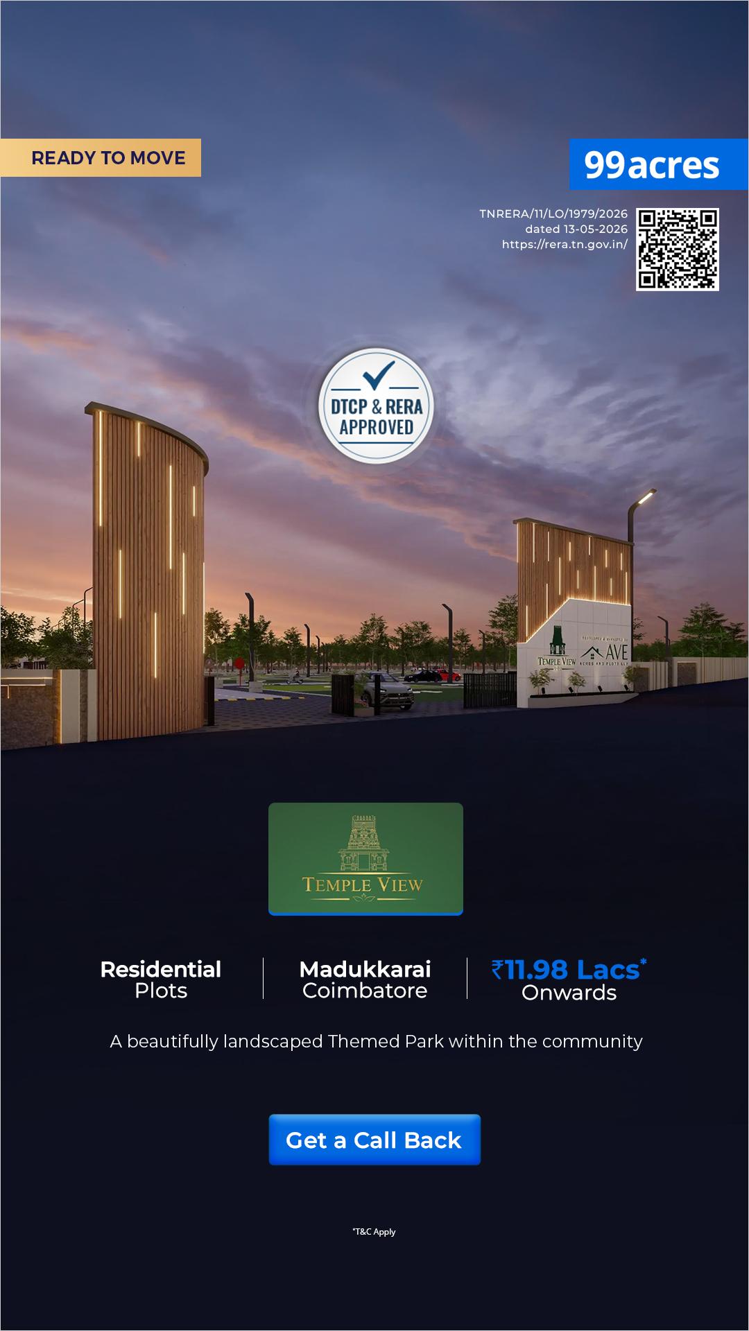99acres Property India Facebook ad
