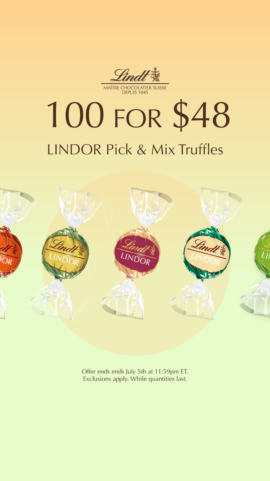 Lindt Facebook ad from Jun 26, 2026