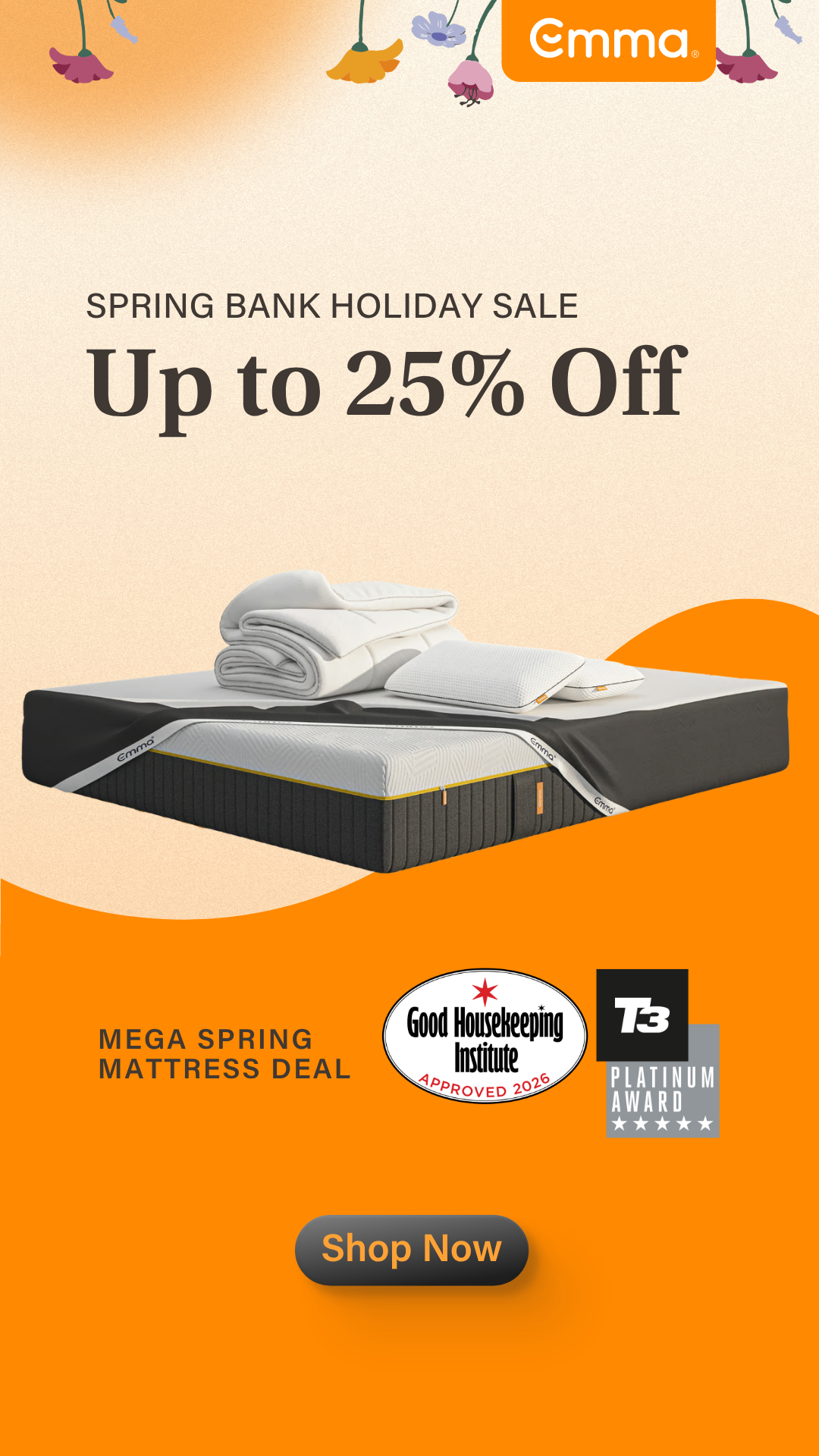 Emma Sleep UK Facebook ad