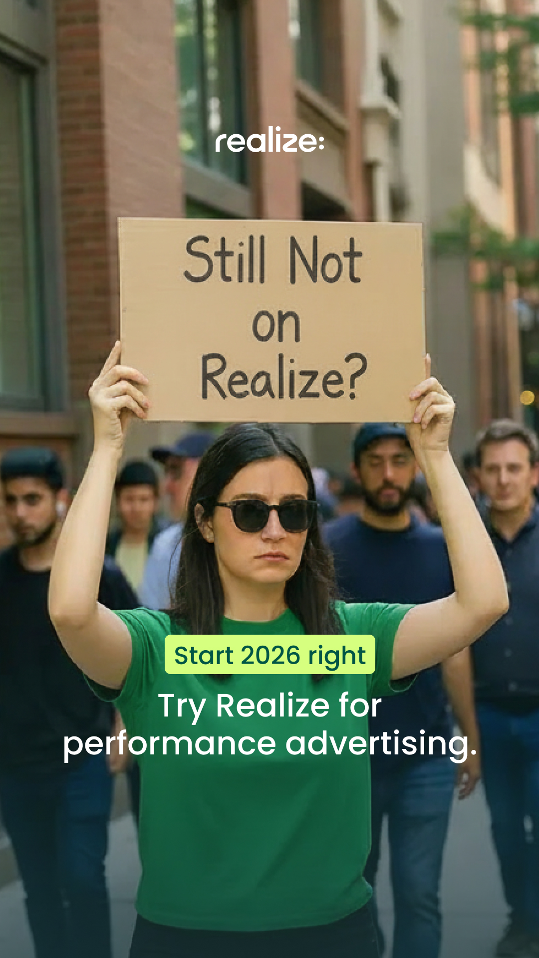 Realize For Advertisers Facebook ad