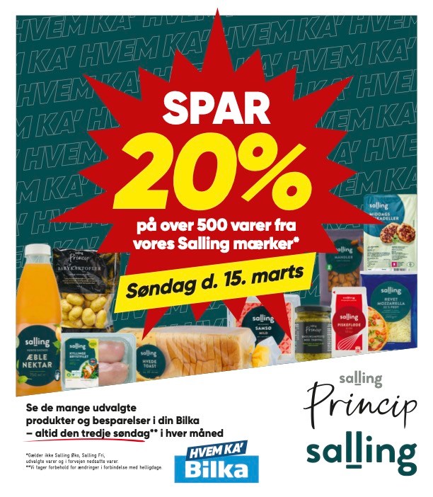Bilka Facebook ad: Se mere i avisen