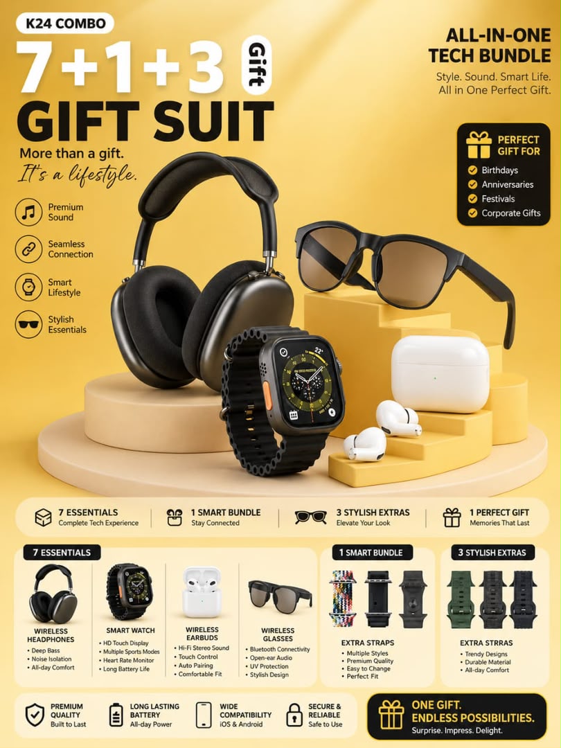 Baylink Facebook ad: 7+1+3 Tech Gift Suit, Everything You Need!