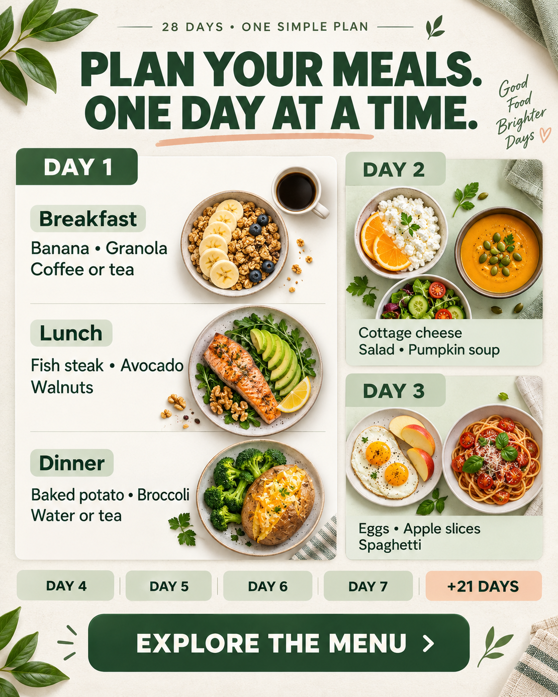 28 Day Challenge Facebook ad: Try it