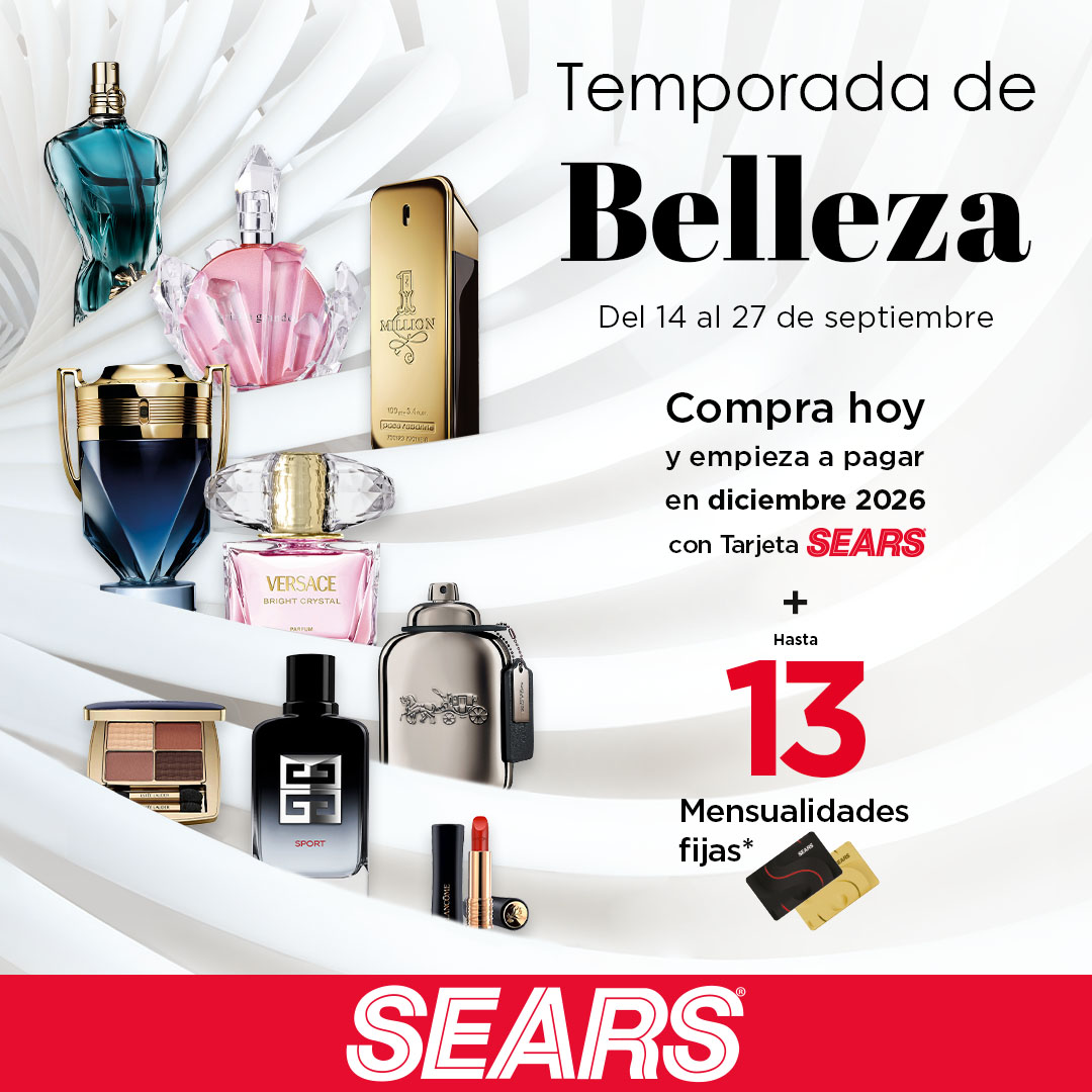Sears México Facebook ad: ¡Solo en tienda física!