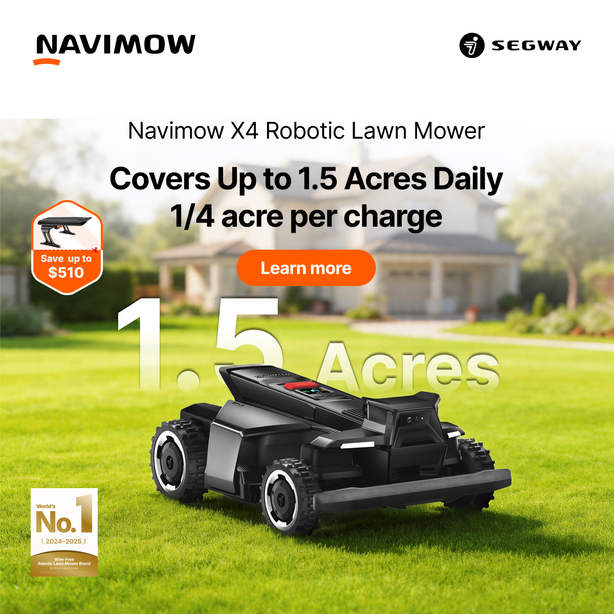 Segway Navimow Facebook ad from Jun 23, 2026