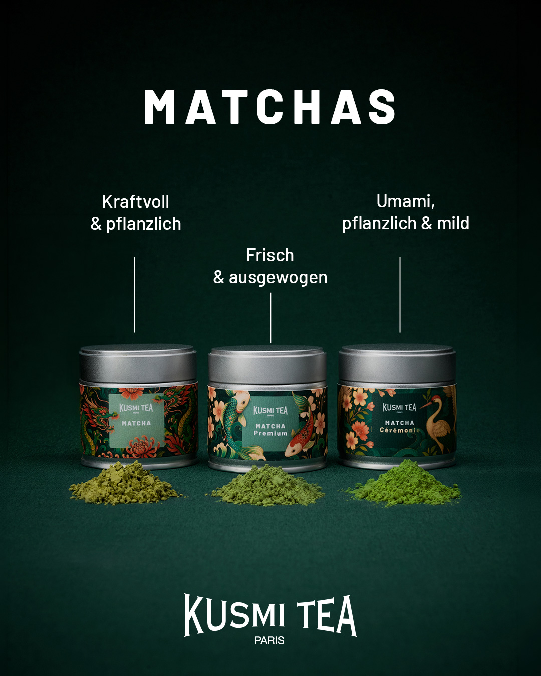 Kusmi Tea Facebook ad: NEU: Matcha