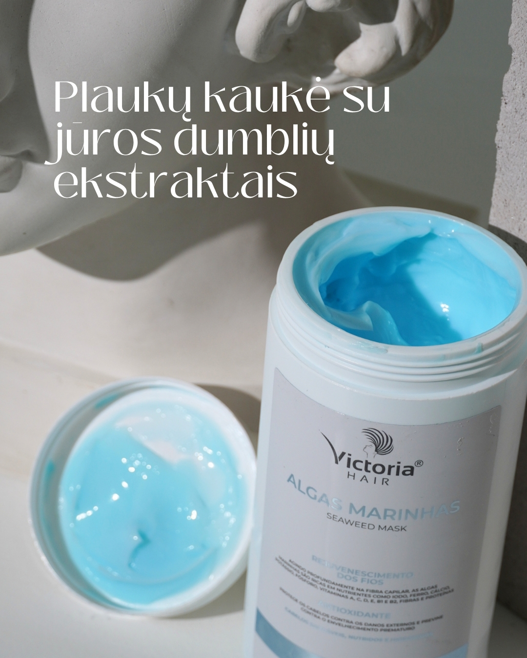 Profpro.lt Facebook ad: Victoria Hair Algas Marinhas, tai giliai drėkinanti ir…