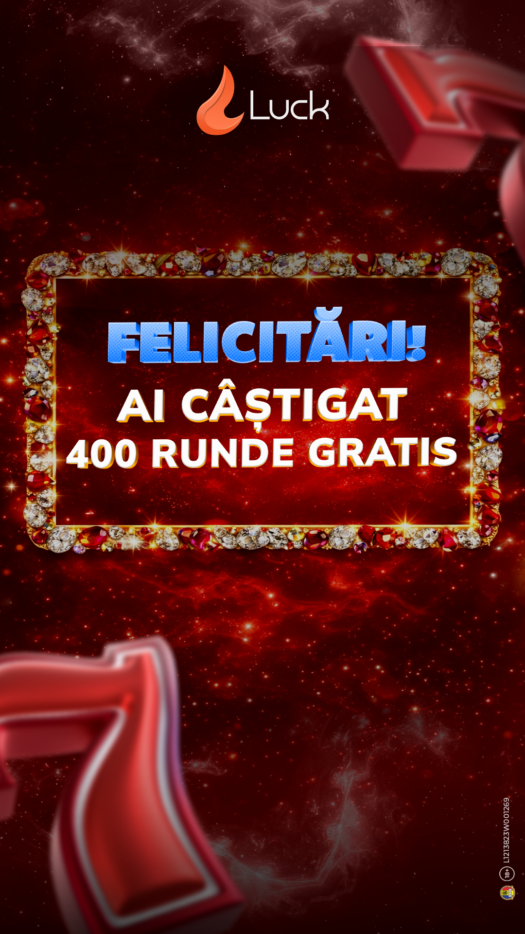 Luck Casino Facebook ad from Feb 7, 2026