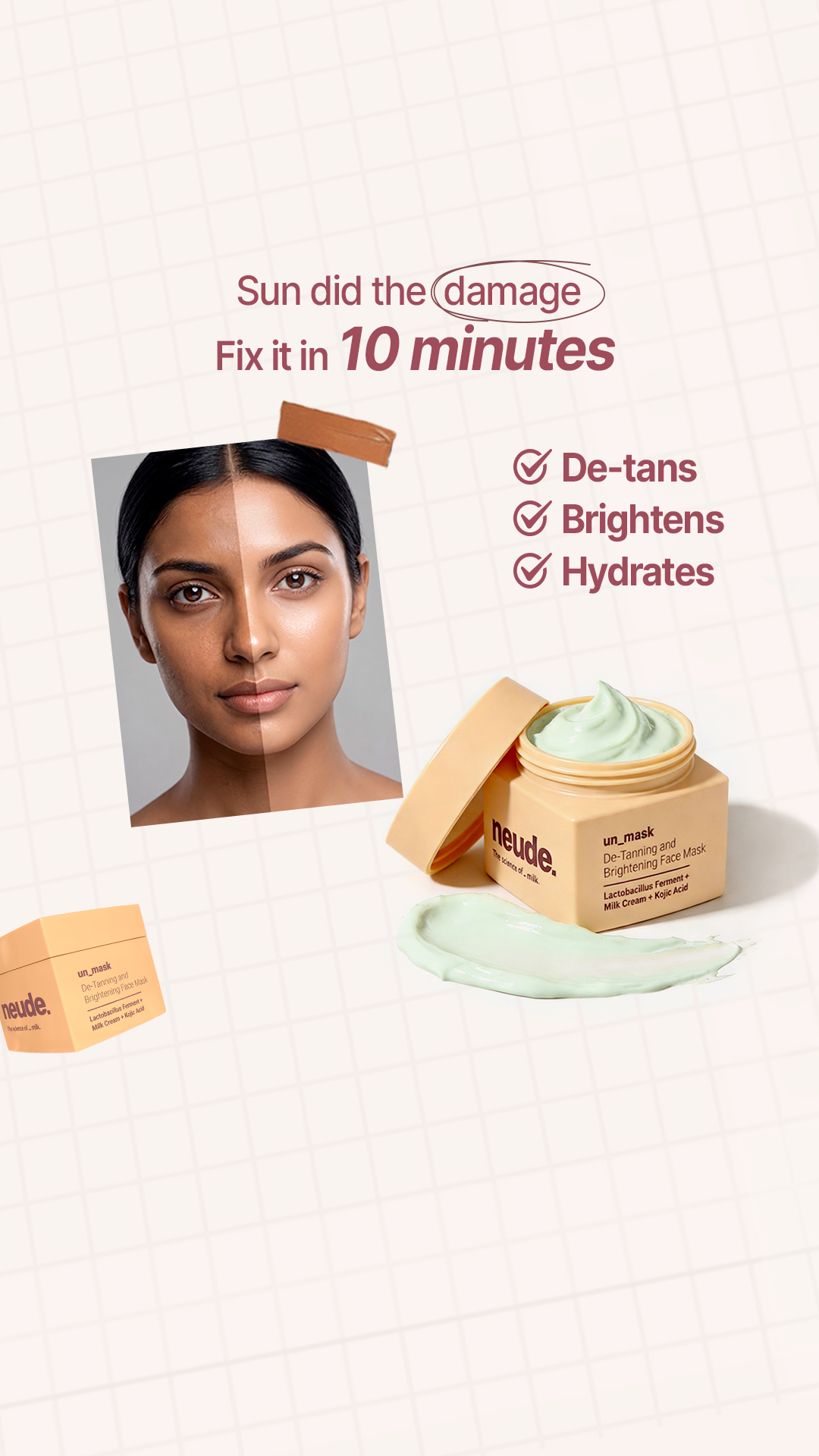 Neude Skin Facebook ad