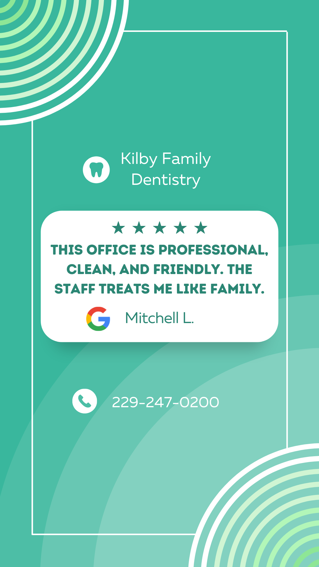 Kilby Family, Cosmetic, & Implant Dentistry Facebook ad