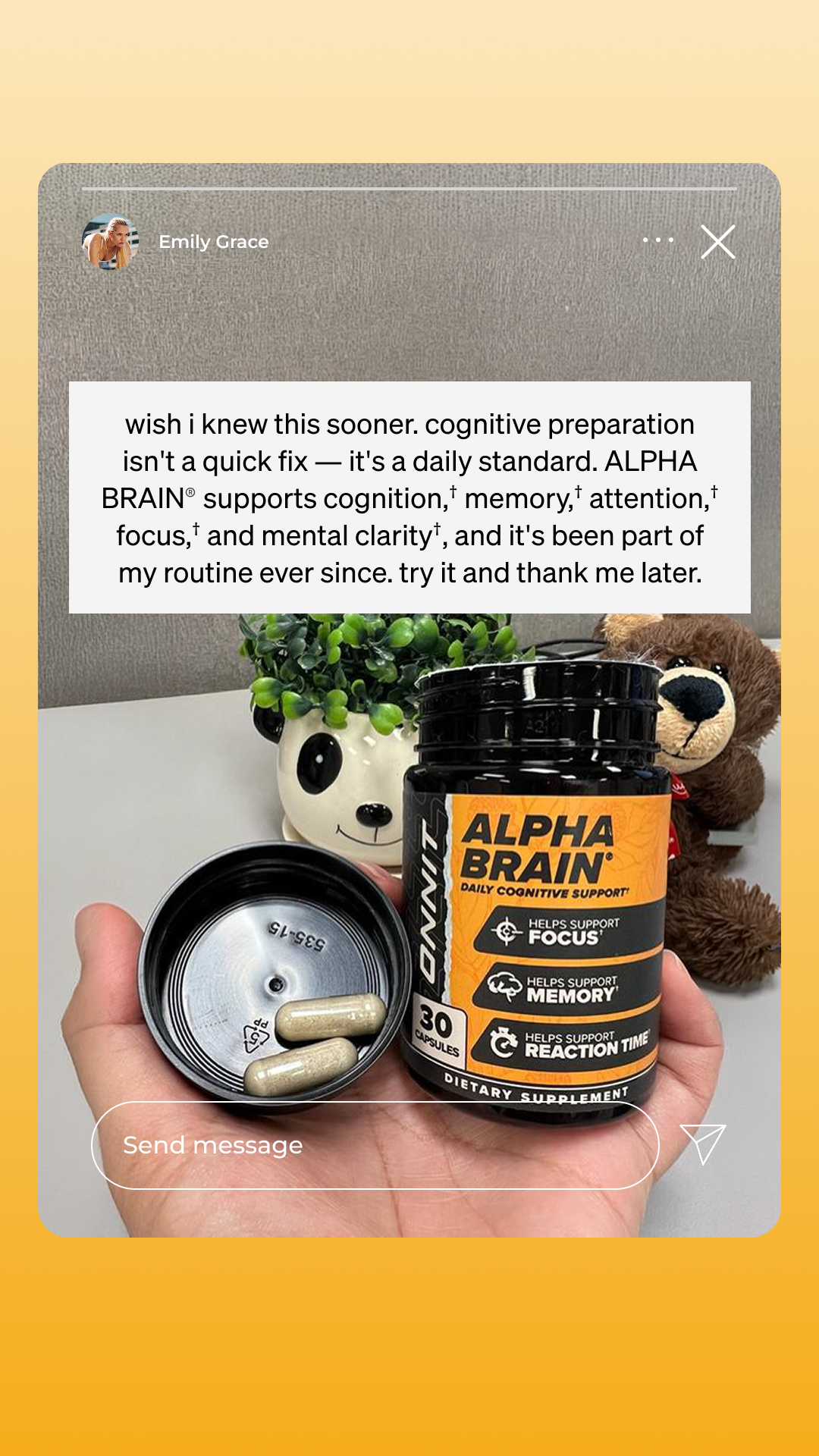 Onnit Facebook ad
