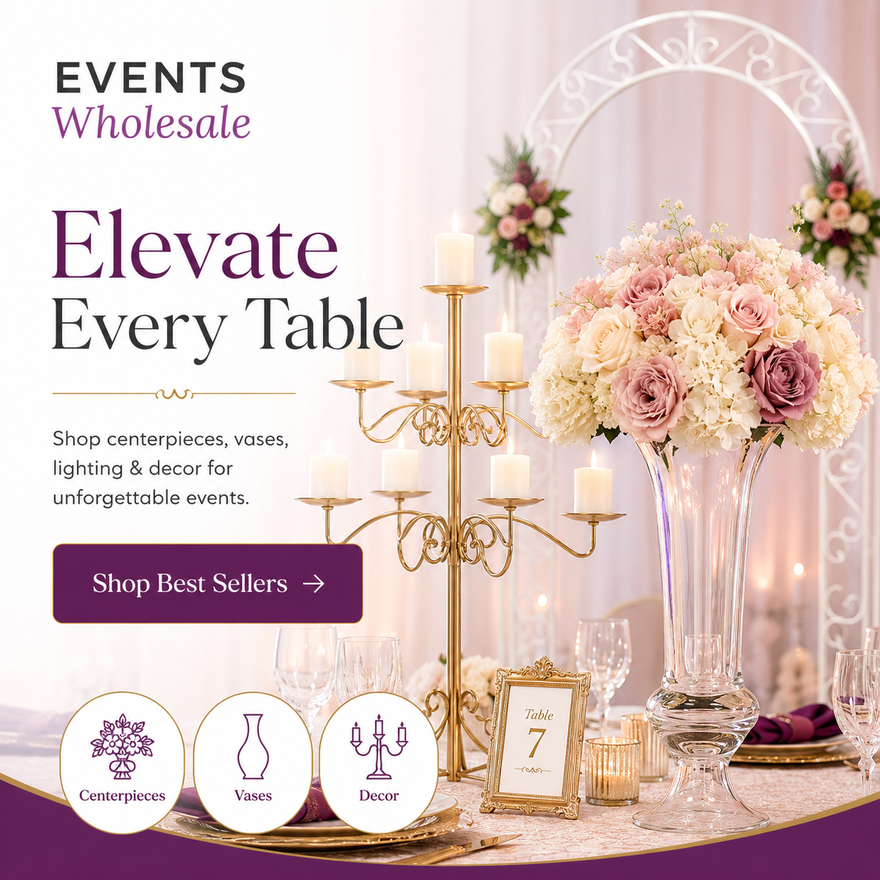 Events Wholesale Facebook ad