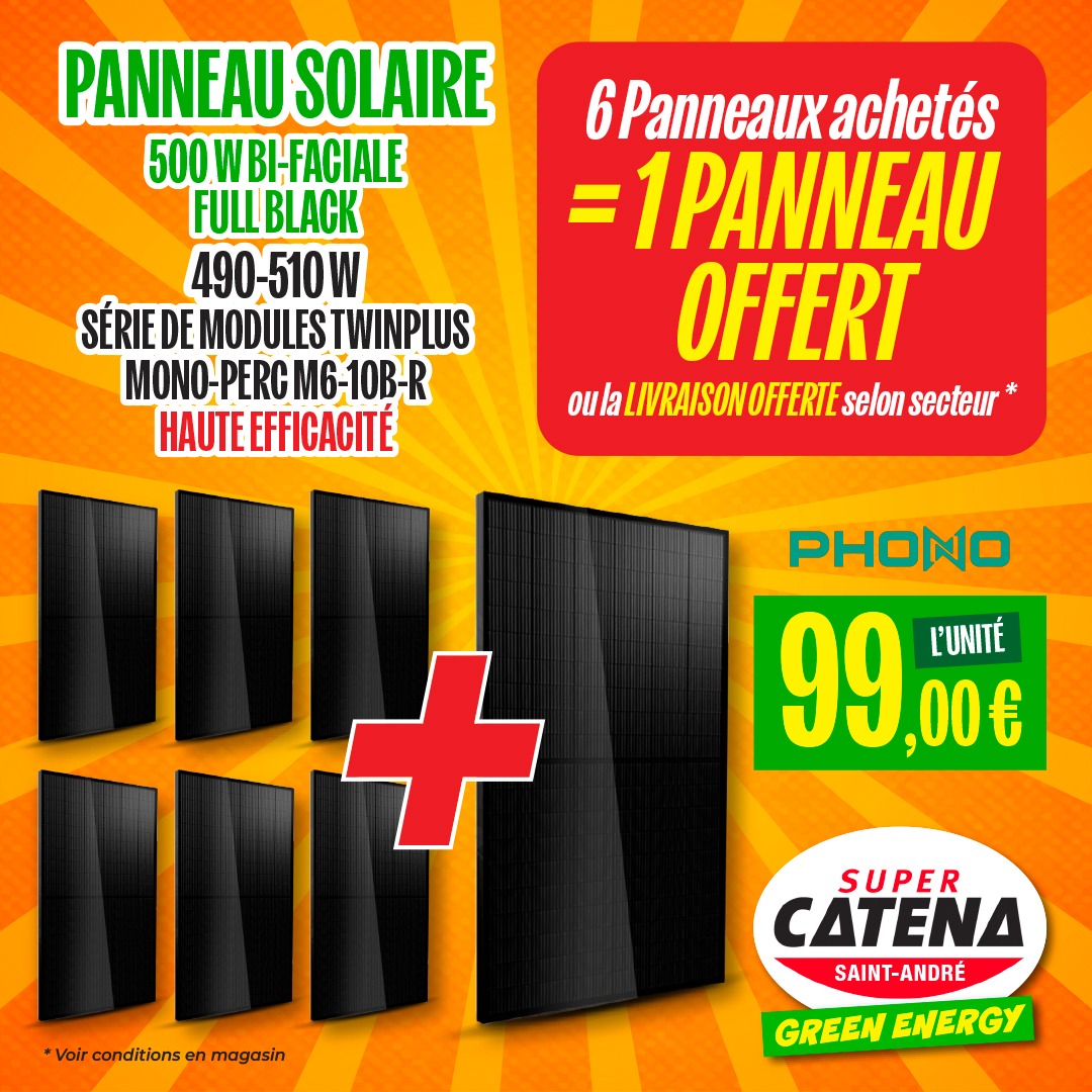 Super Catena Green Energy Facebook ad: Catena Green Energy vous propose un panneau solaireโฆ