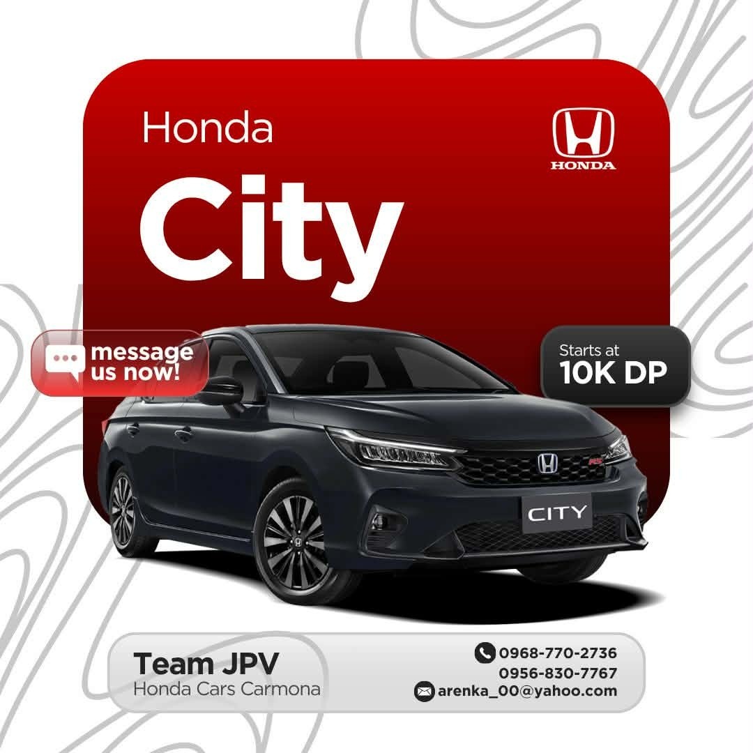 Honda Cars Carmona by JP Villanueva Facebook ad: HONDA CARS CARMONA