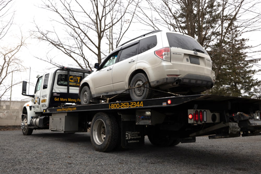CFT Recycling Facebook ad: Auto Wreckers in Ottawa, We Pick Up, You Get Paid!