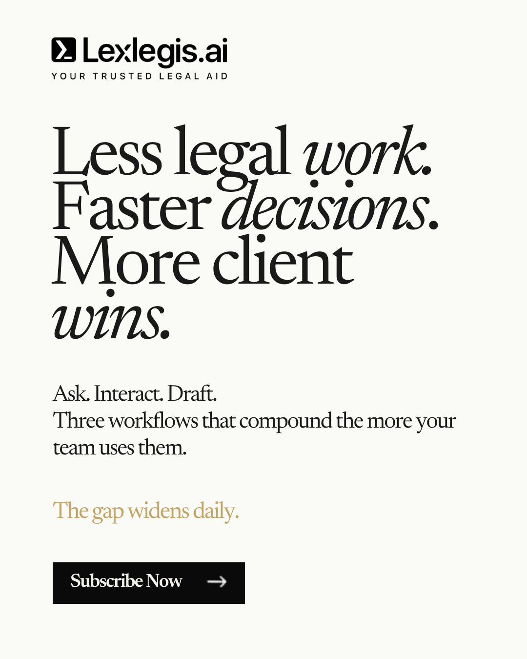 Lexlegis.ai Facebook ad