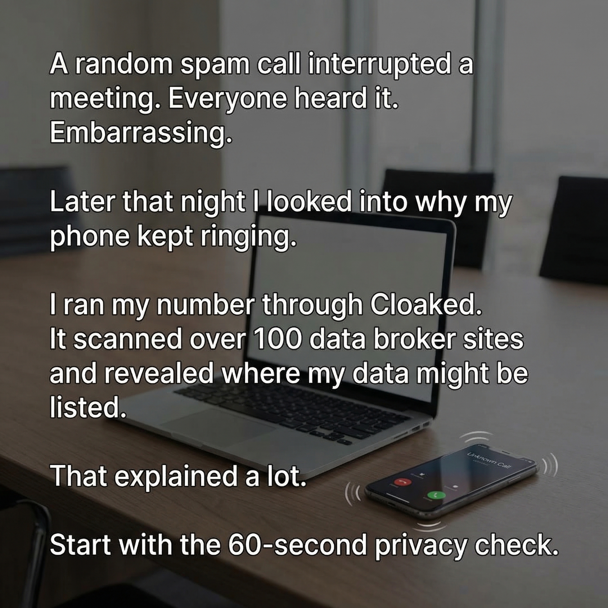 Cloaked Inc. Facebook ad