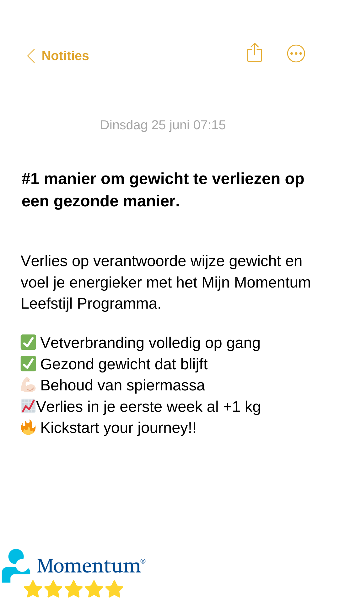 Momentum Facebook ad from Apr 3, 2025