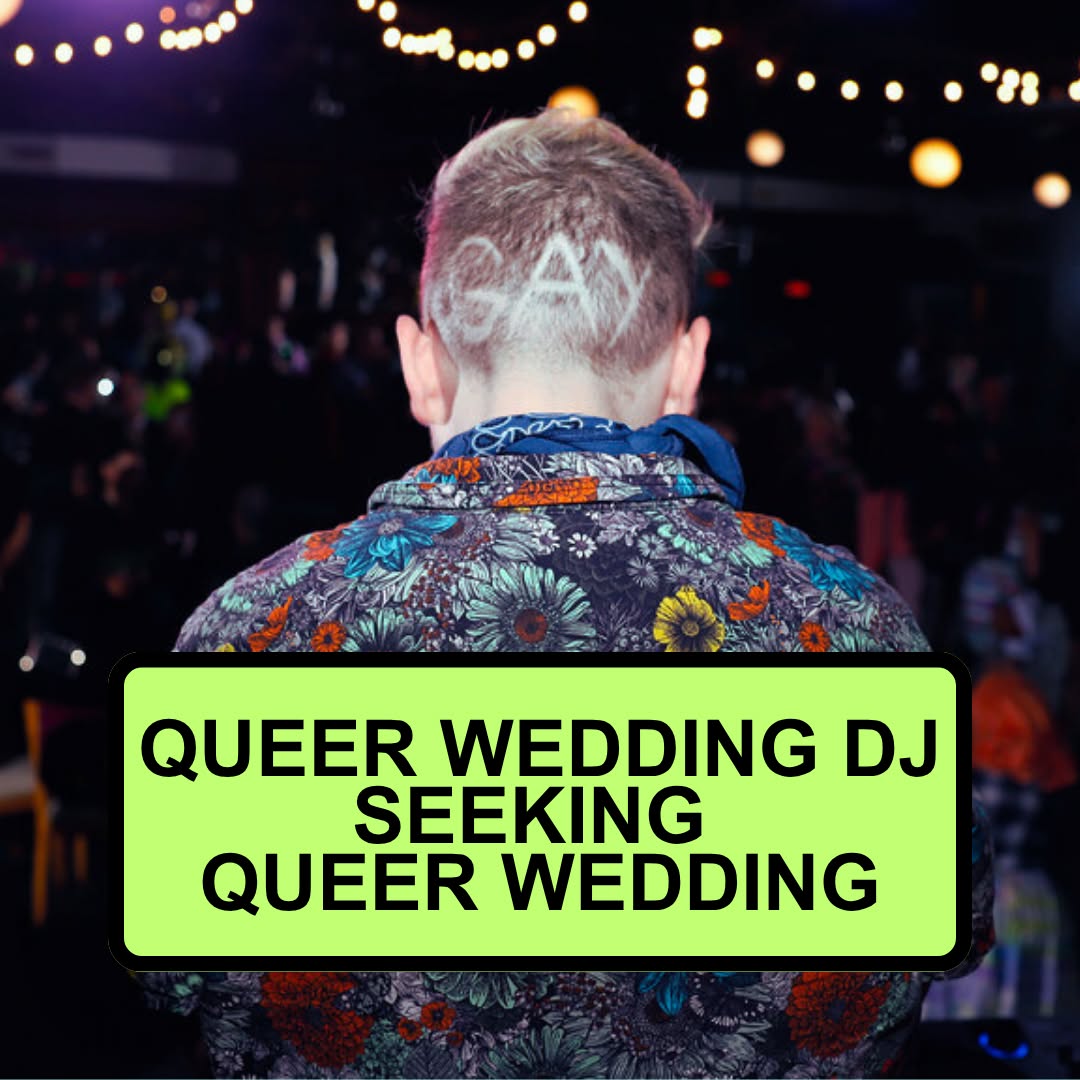 Queer Wedding DJ - Booking Chicago, New Orleans, and Nationwide Facebook ad: LGBTQ+ WEDDING DJ - Chicago- and New Orleans-Based Queer…
