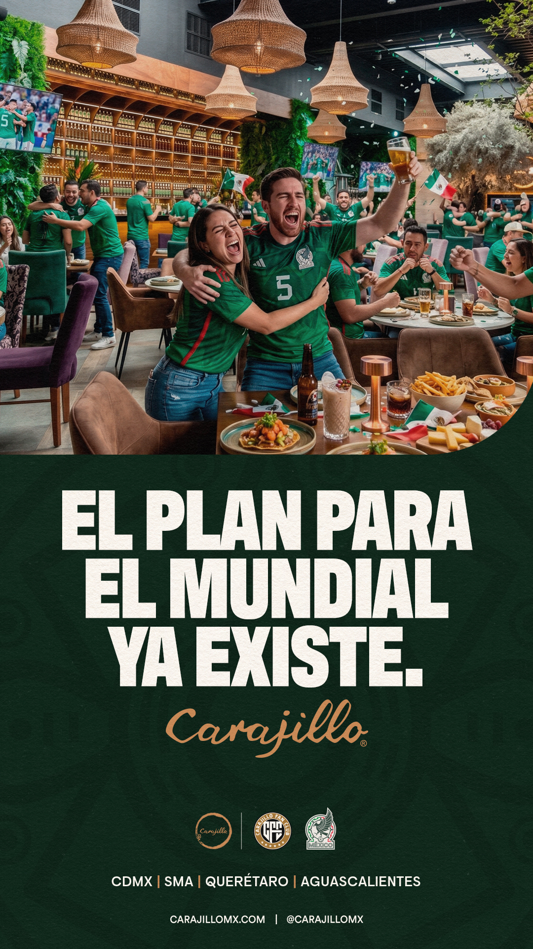 Carajillo Facebook ad from May 29, 2026