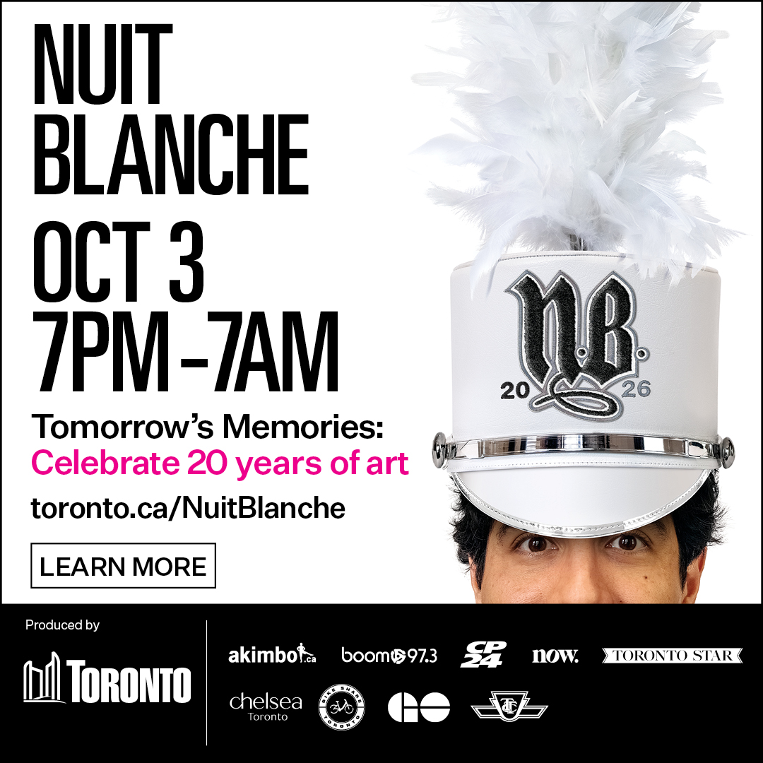 Nuit Blanche Toronto Facebook ad: Mark your calendars! Nuit Blanche Toronto returns October…