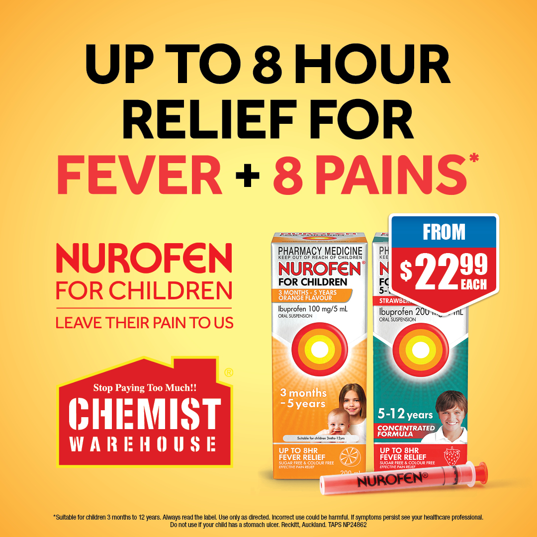 Chemist Warehouse New Zealand Facebook ad