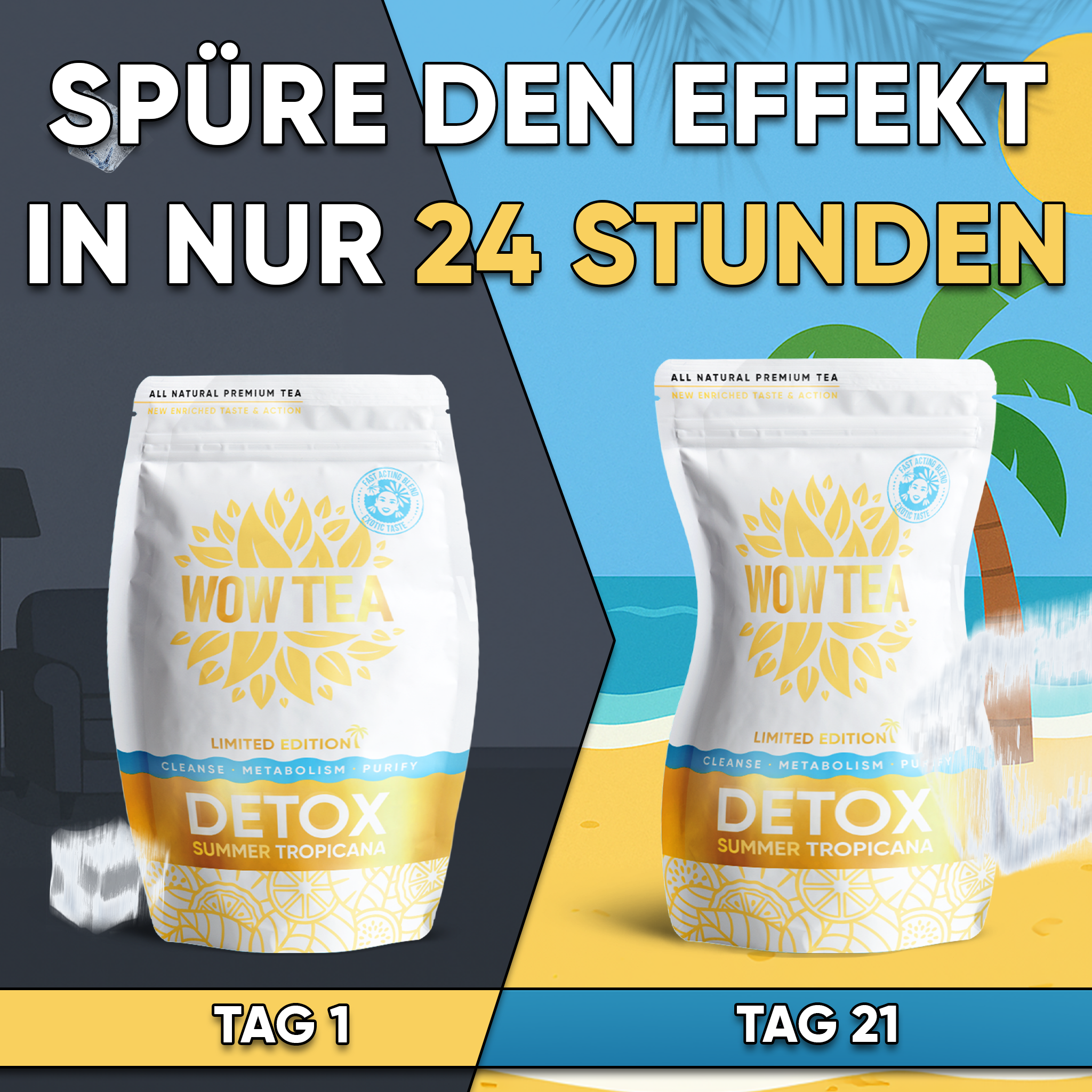 WOW Tea Deutschland Facebook ad