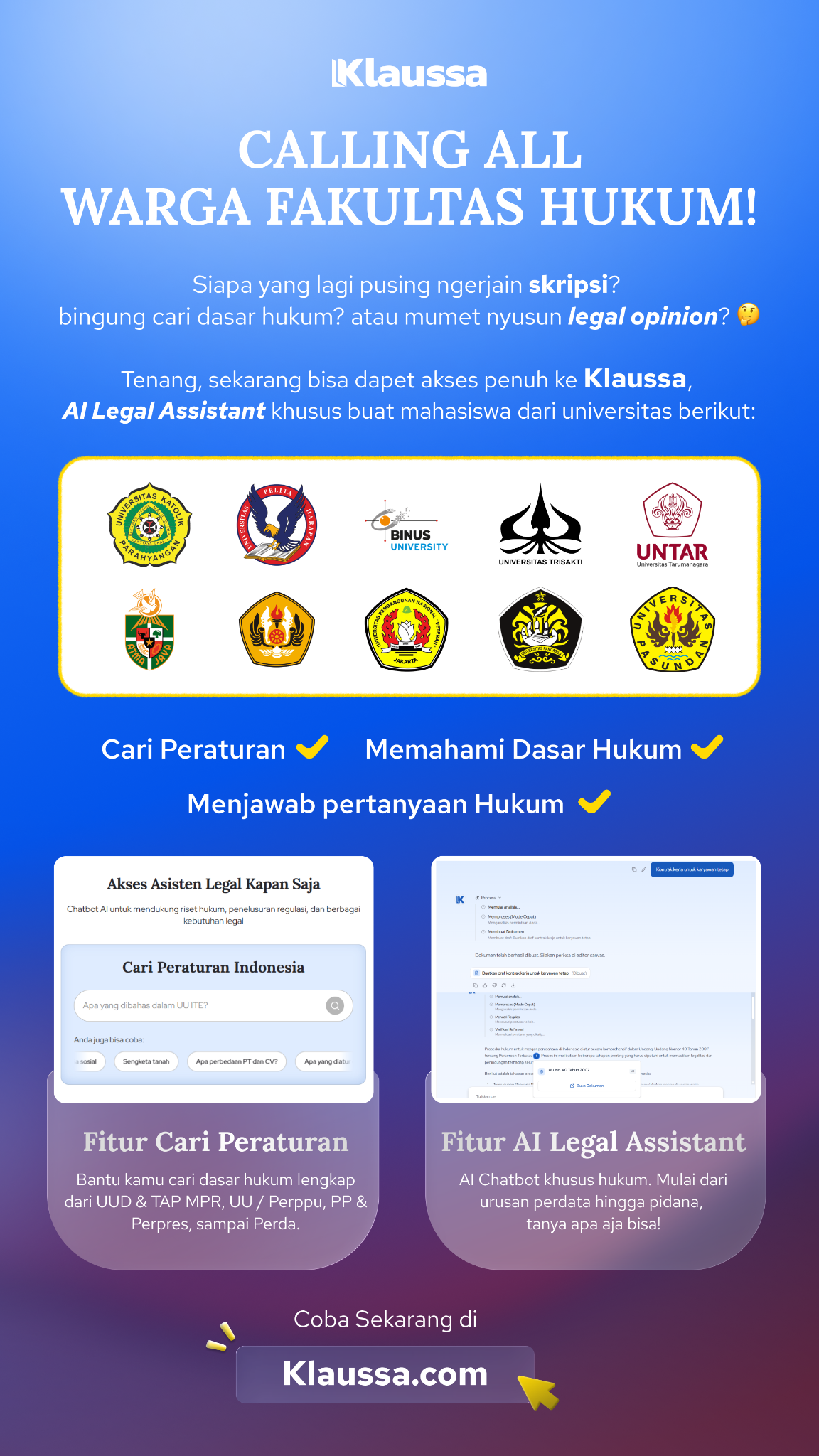 Klaussa Indonesia Facebook ad: ๐๐ก๐ฎ๐ฌ๐ฎ๐ฌ ๐๐ฎ๐๐ญ ๐๐๐๐๐๐๐๐ ๐๐๐๐๐!