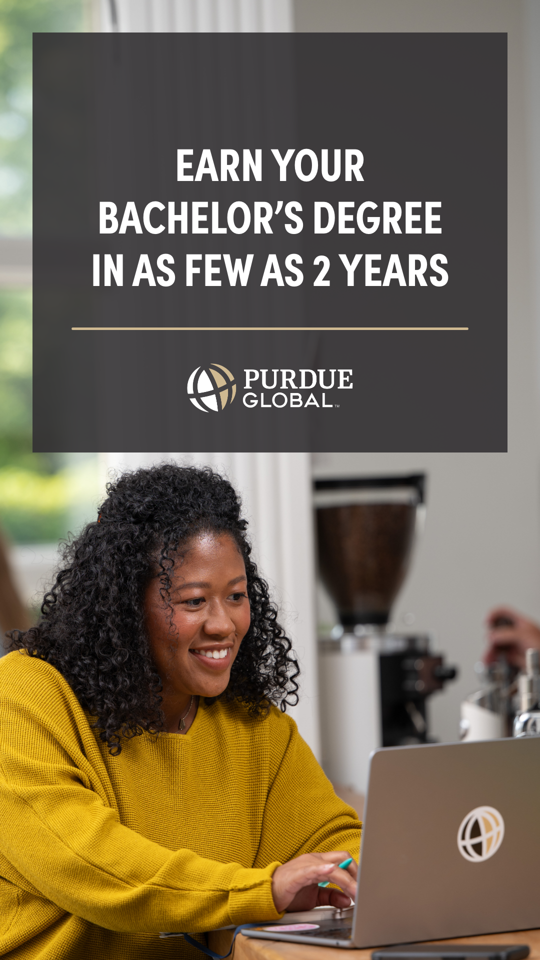 Purdue Global Facebook ad