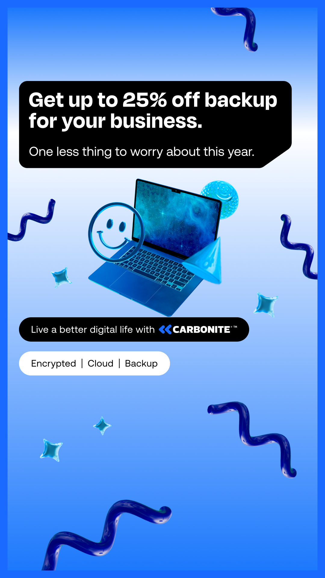 Carbonite Facebook ad