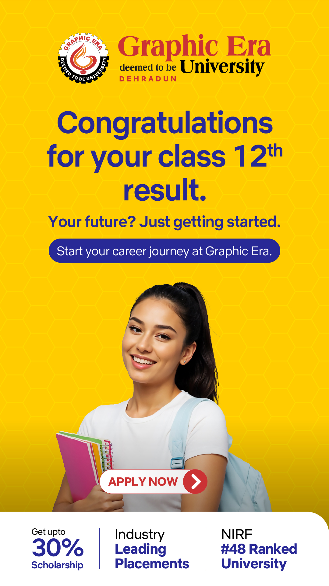Graphic Era Deemed to be University Facebook ad