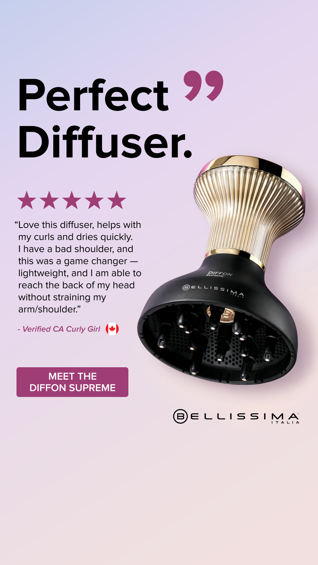Bellissima Hair Tools Facebook ad