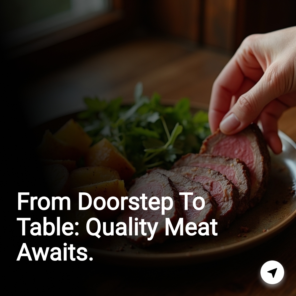 QuickSearches Waypoint Facebook ad: Home Meat Delivery + Quality Cuts!