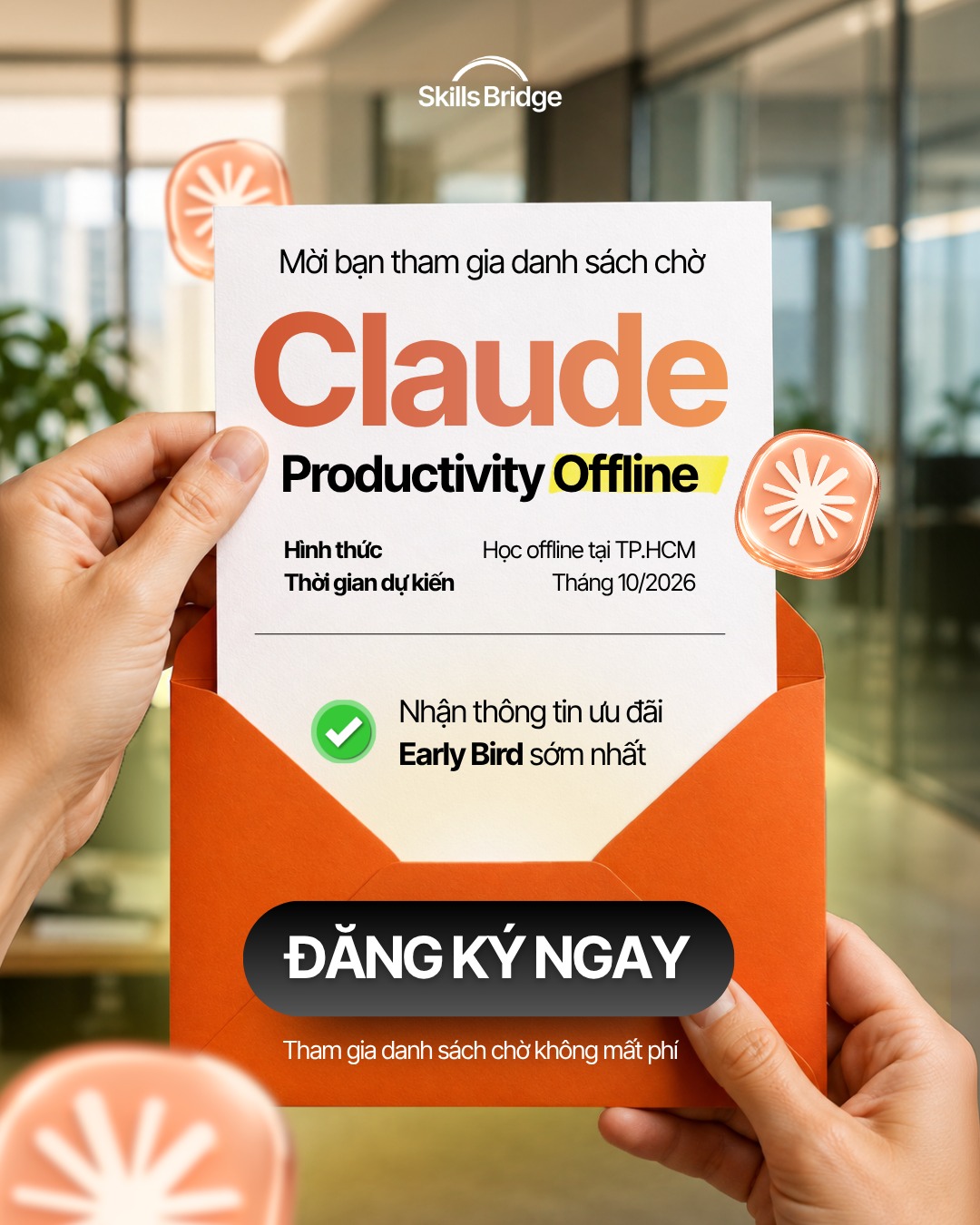 Linh Thai / Thái Vân Linh Facebook ad: KHÓA HỌC CLAUDE PRODUCTIVITY OFFLINE: THAM GIA SỚM…