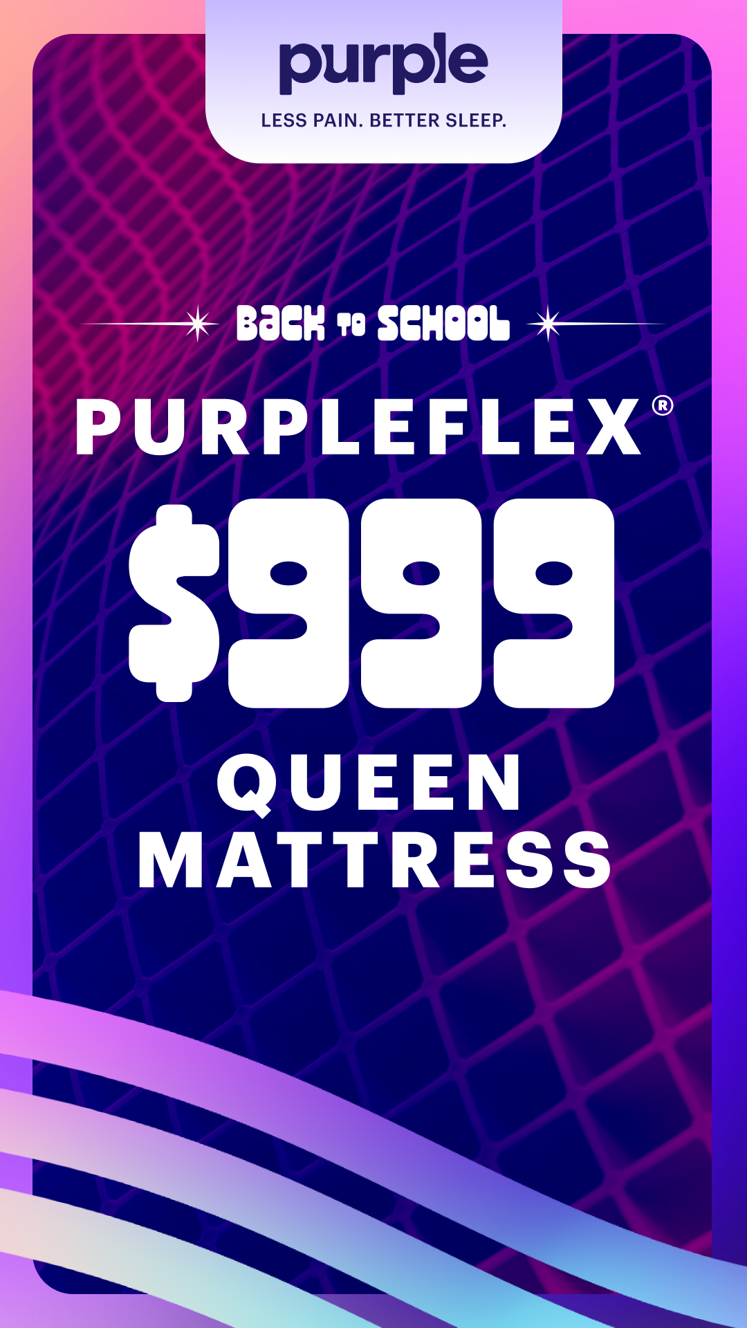Purple Facebook ad