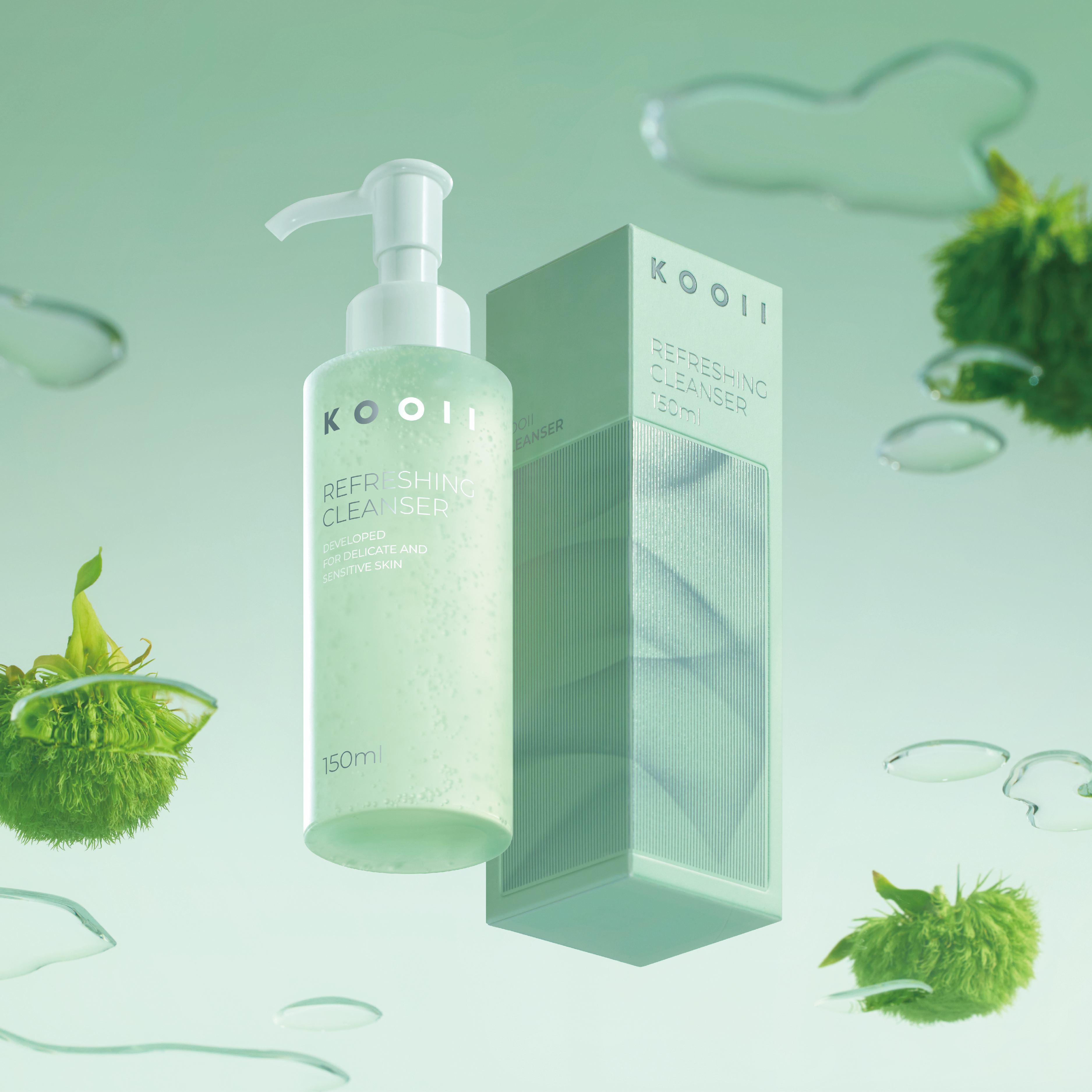 KOOII Facebook ad: KOOII以專業沙龍為背景