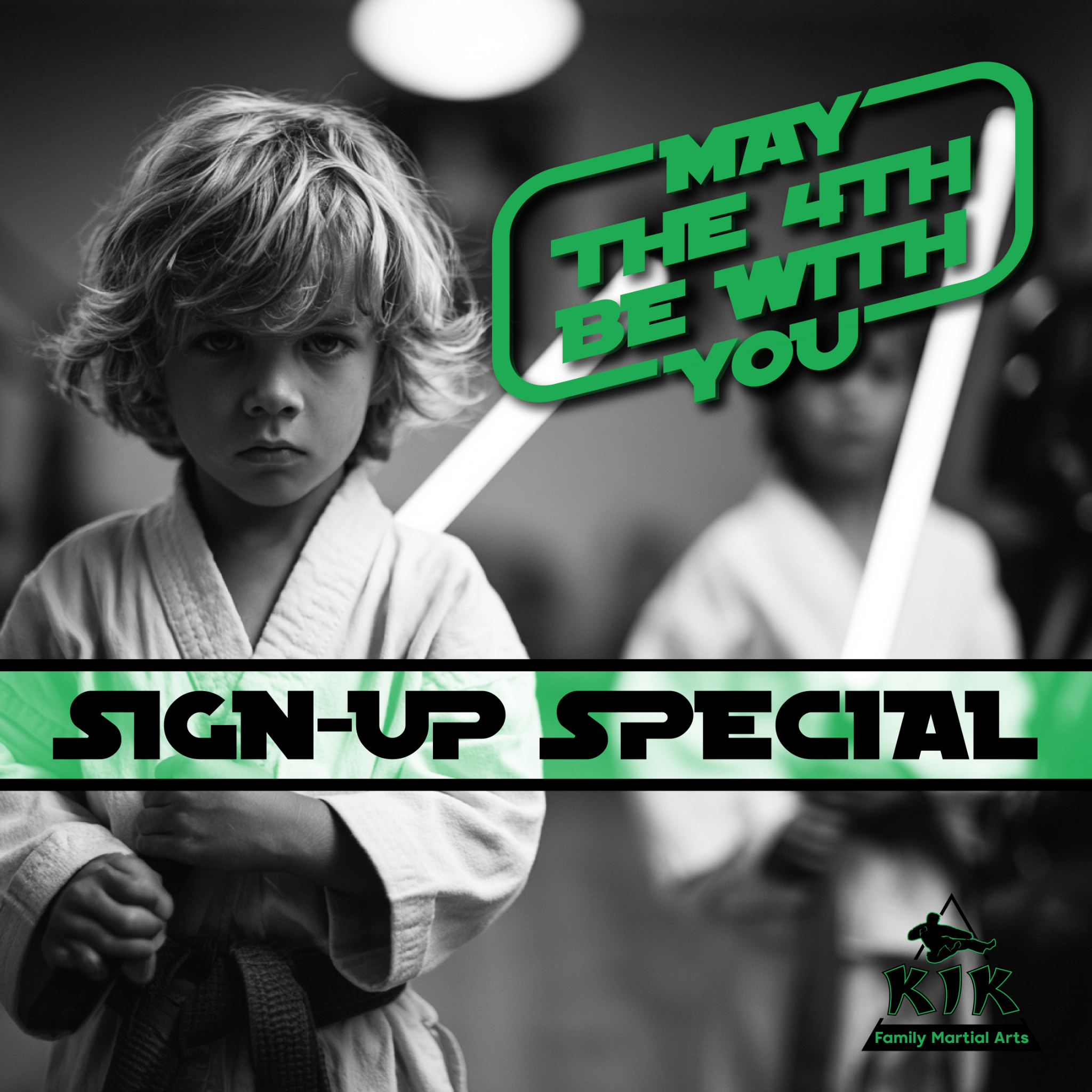 KIK - Family Martial Arts Facebook ad from May 3, 2026