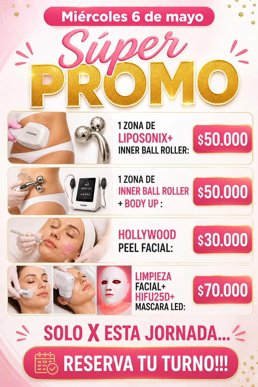 Frida Centro De Estetica Facebook ad: SÚPER PROMO MAYO