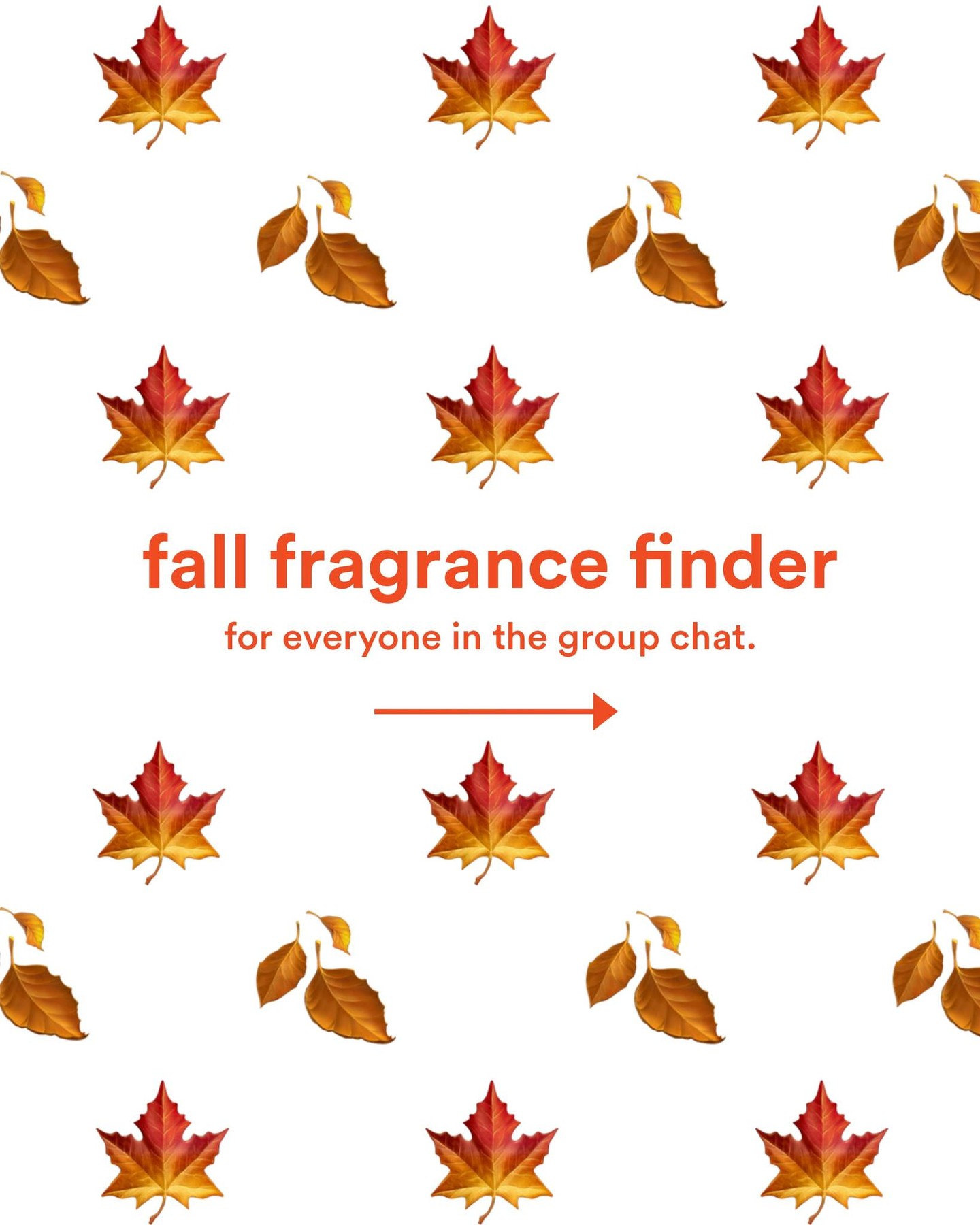 Ulta Beauty Facebook ad: Fall fragrances have entered the chat.