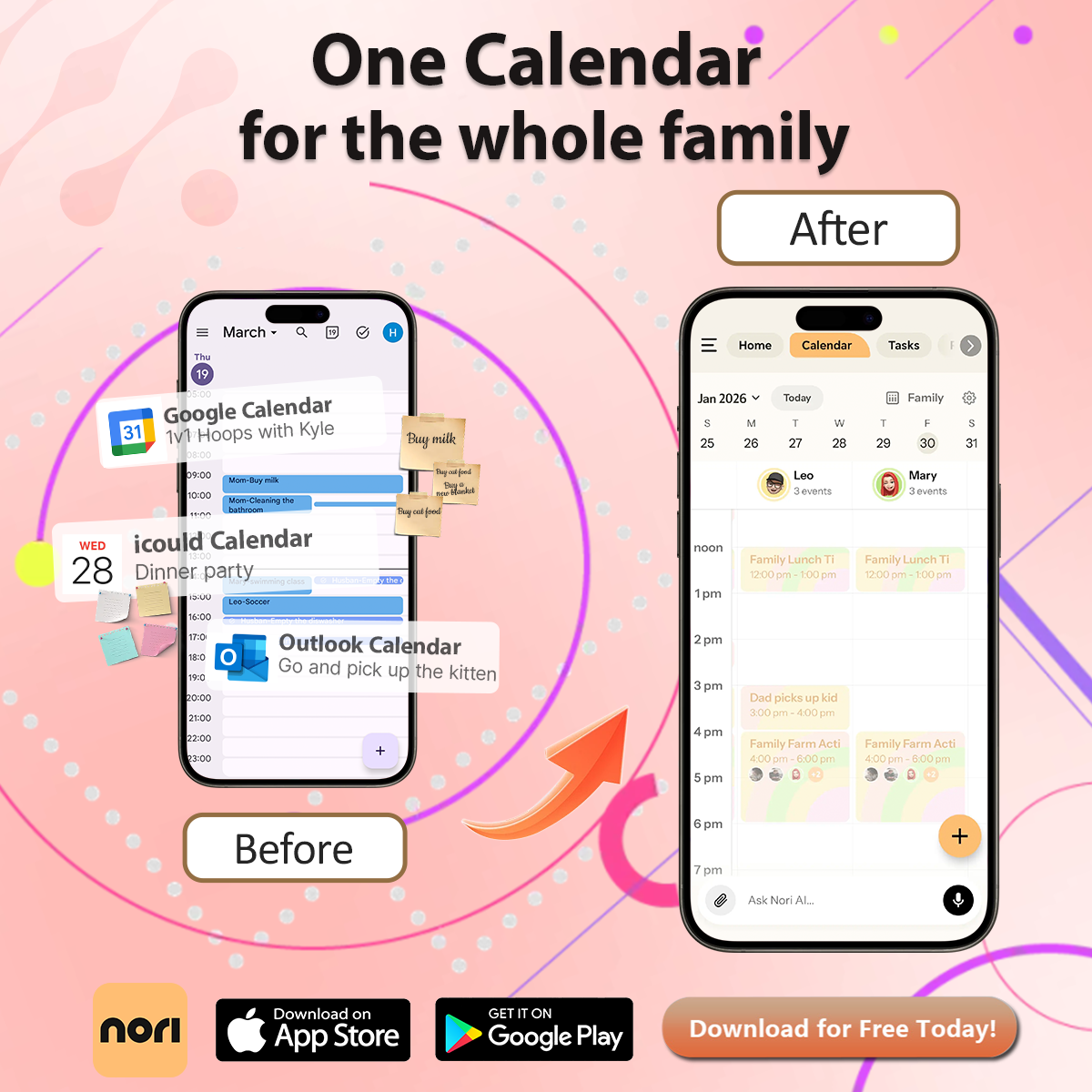 carimariesmith Facebook ad: Sync Your Family, Not Just Your Calendar.
