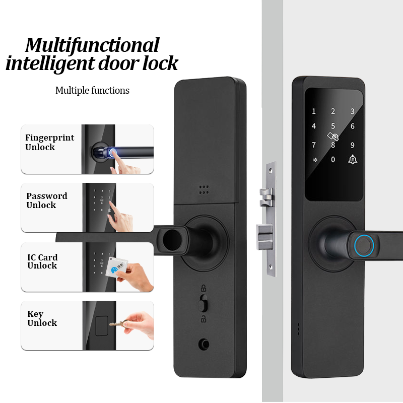 Zhengzhou Ruixiang Intelligent Technology Co., Ltd. Facebook ad: Keyless Smart Handle Lock | Versatile for Apartment…