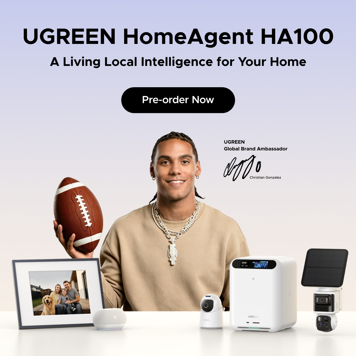 Ugreen_de Facebook ad: Meet UGREEN HomeAgent, your local agentic AI hub…