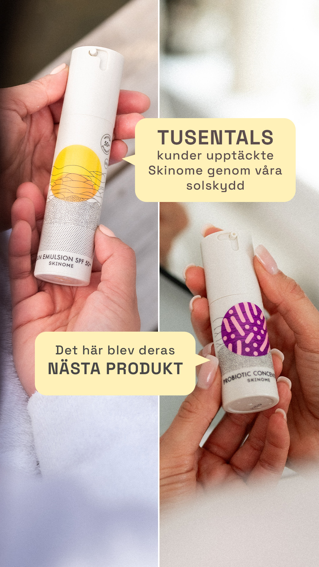 Skinome Facebook ad