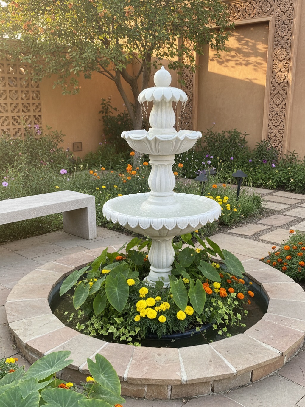 The Jharokhaa Facebook ad: Marble Water Fountain