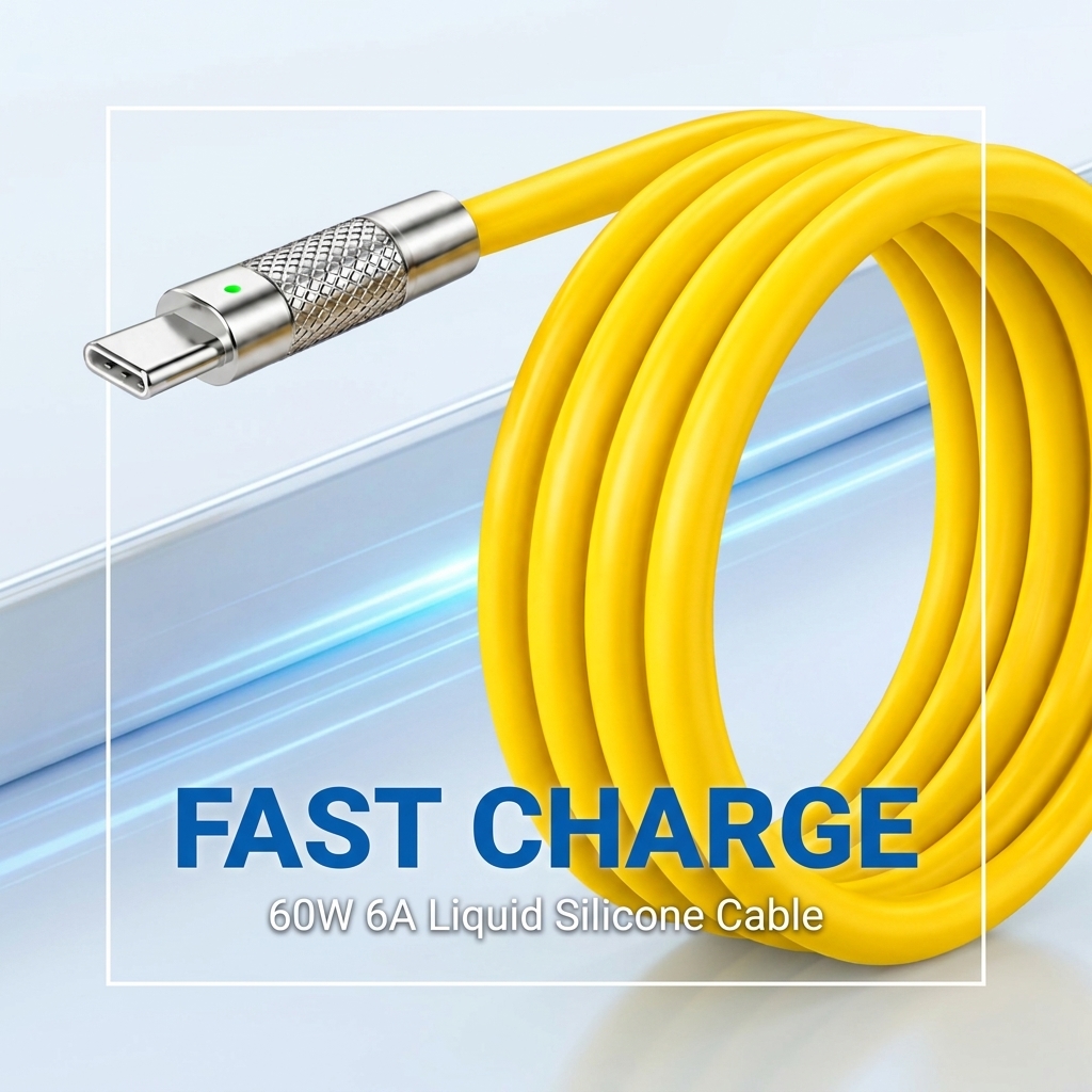 My Pc Wala.in Facebook ad: Liquid Silicone Fast Charge Usb To Type C