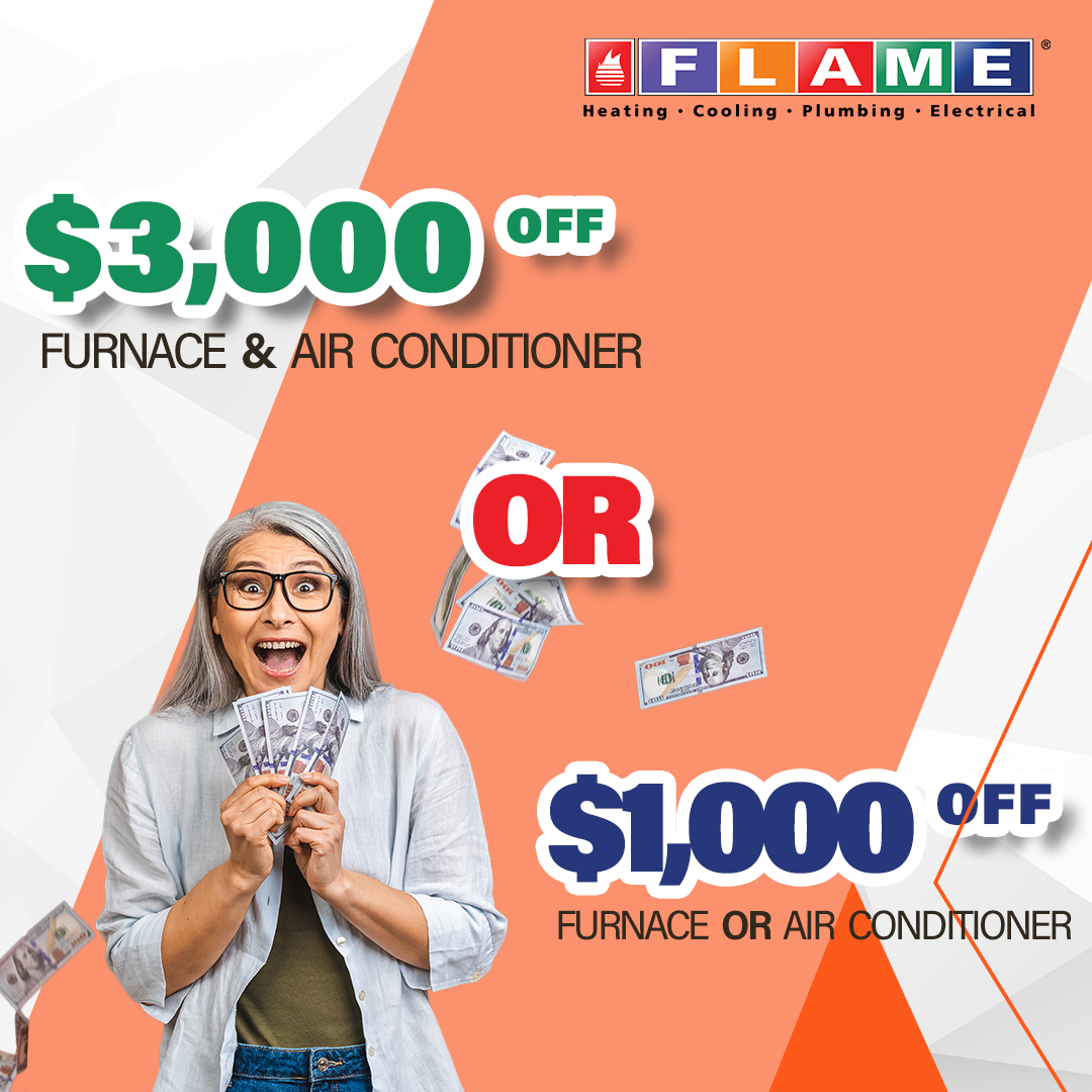 FLAME Heating, Cooling, Plumbing & Electrical Facebook ad: For over 75 years, Flame has kept Warren…