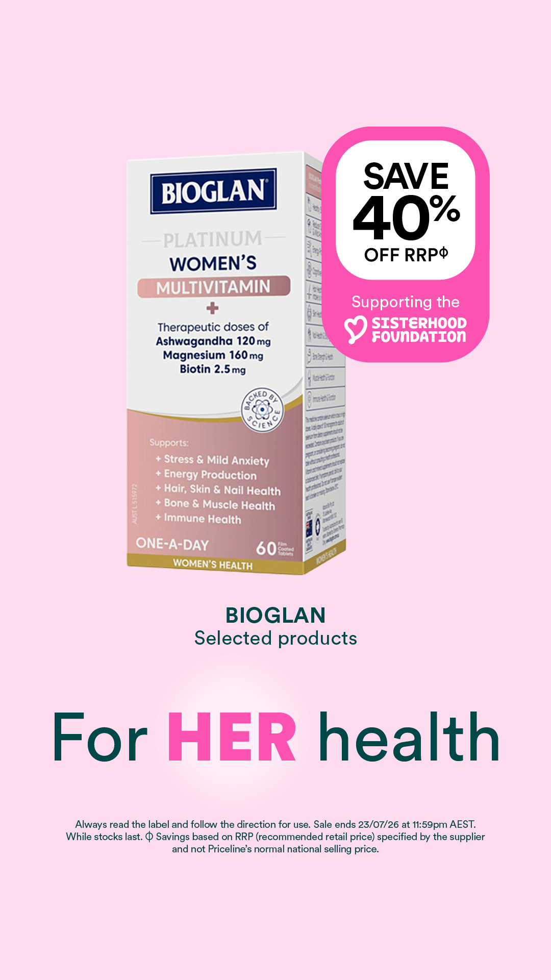 Priceline Australia Facebook ad