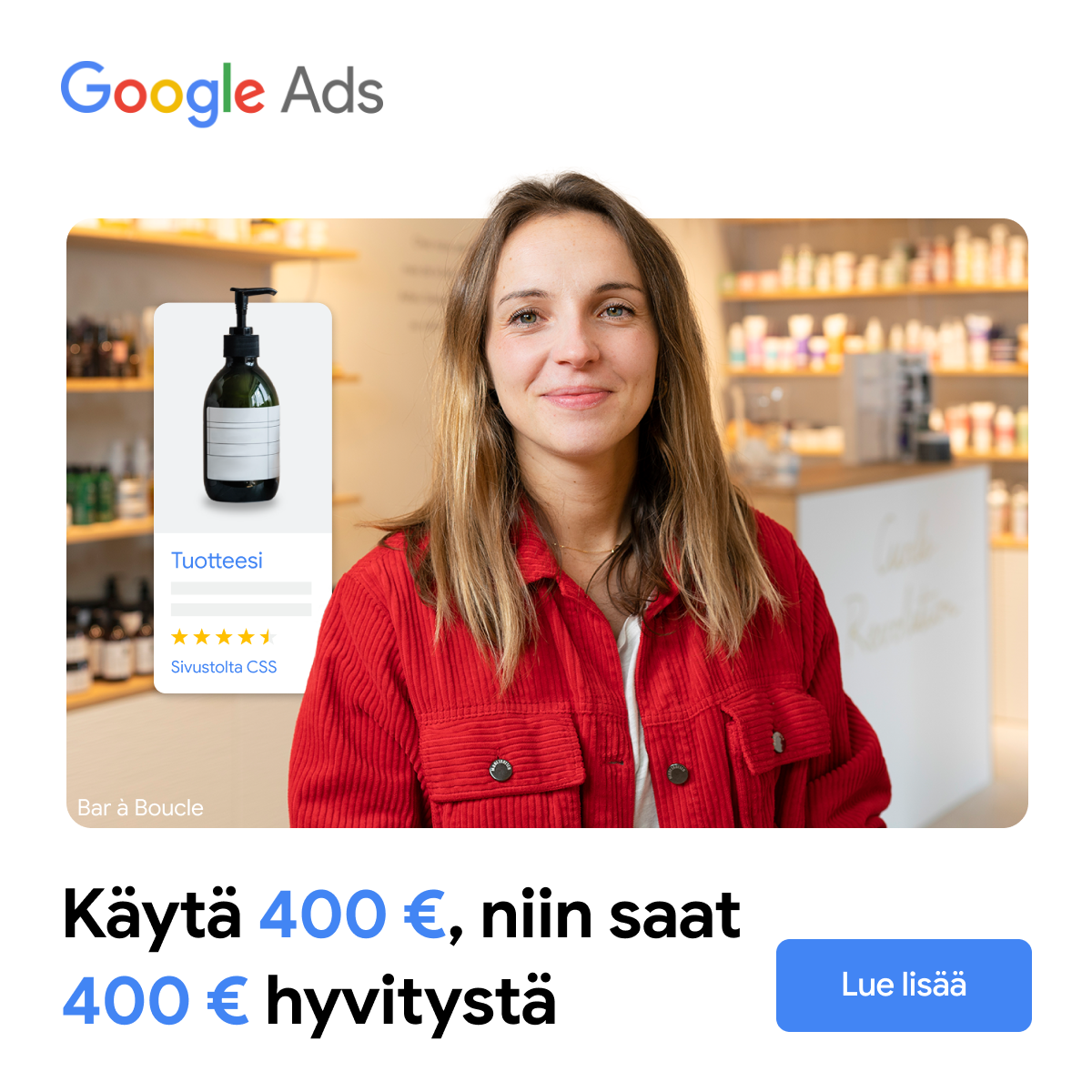 Google Ads Facebook ad