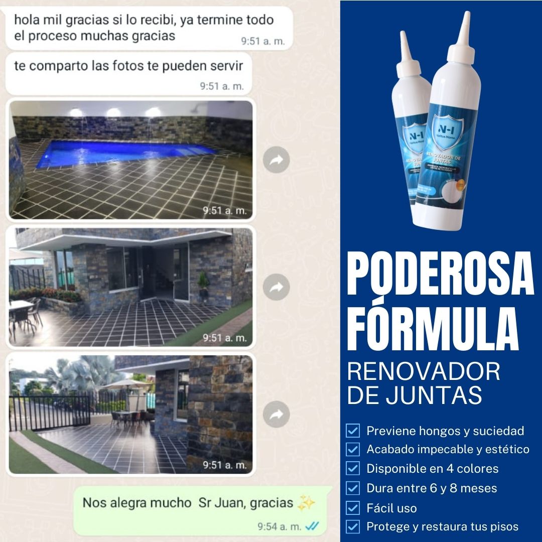 Nattus home -Limpieza hogar Facebook ad: Como limpiar tus juntas --- Sin esfuerzo