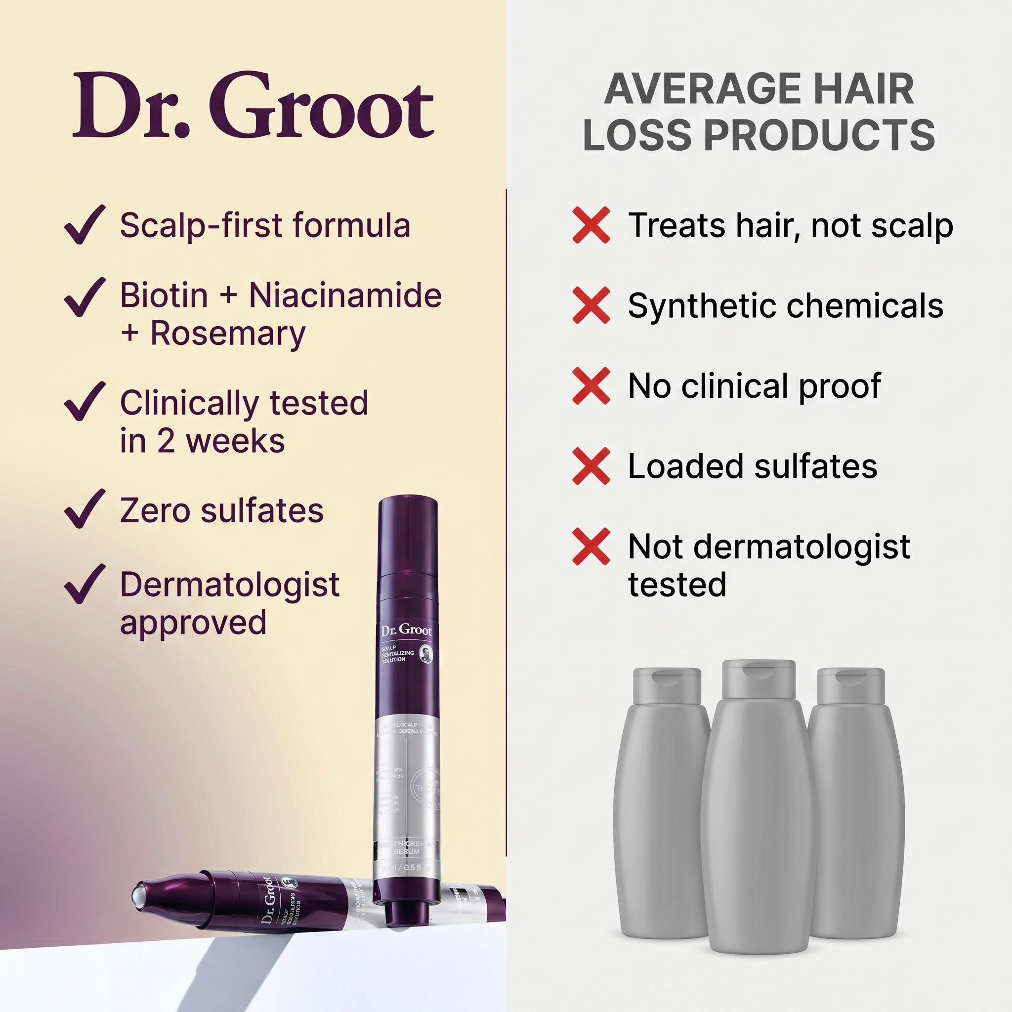 Hair Solutions Facebook ad
